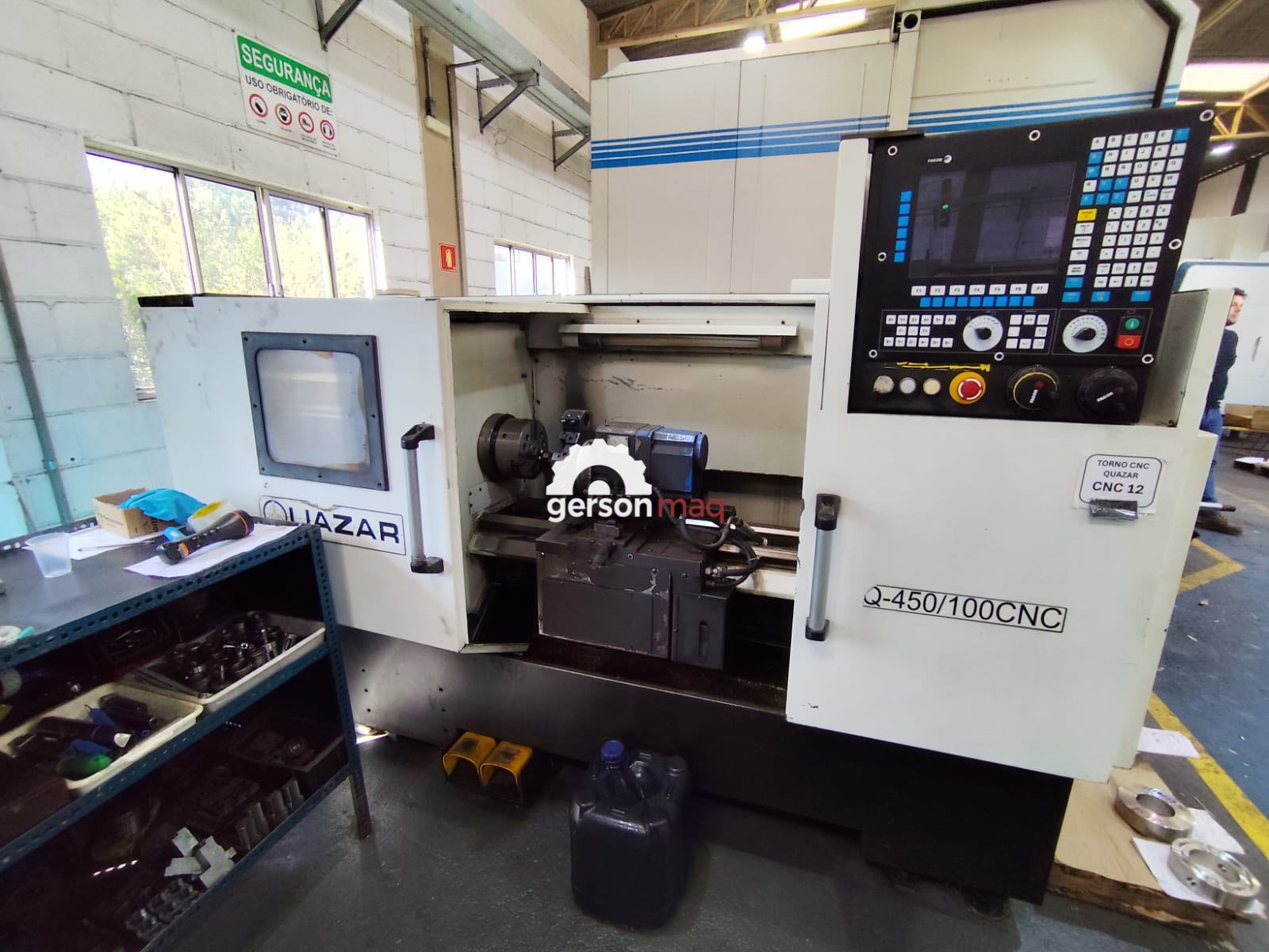 TORNO CNC QUAZAR Q450/100NC ANO 2013